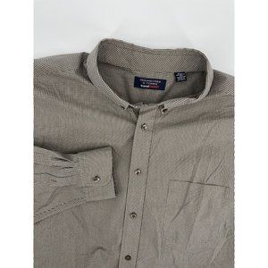 Roundtree & Yorke Travel Smart Long Sleeve Button Down Shirt Men’s Size‎ 3XT